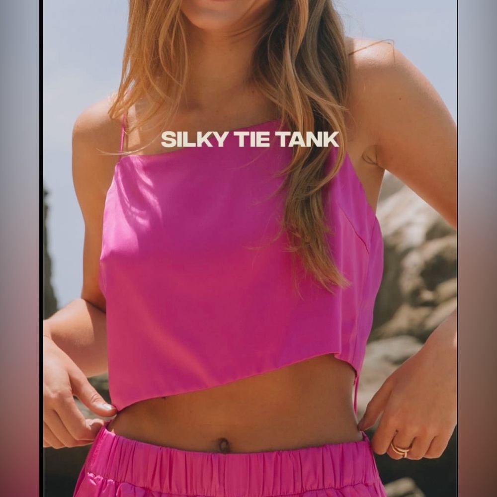 Daily Drills silky tie tank